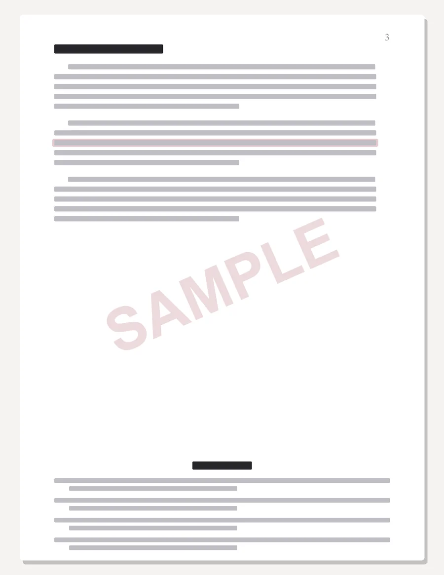 Capella FlexPath sample paper preview: body page with in-text citations and an APA references list